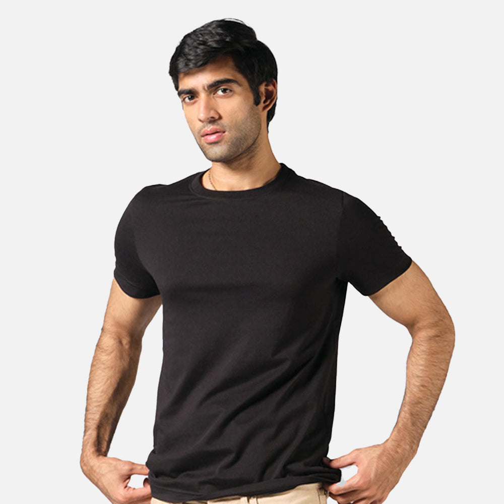 Round Neck Cotton T-shirt
