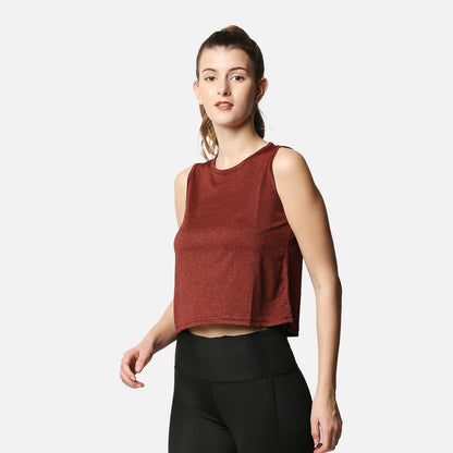 Round Neck Sleeveless Top