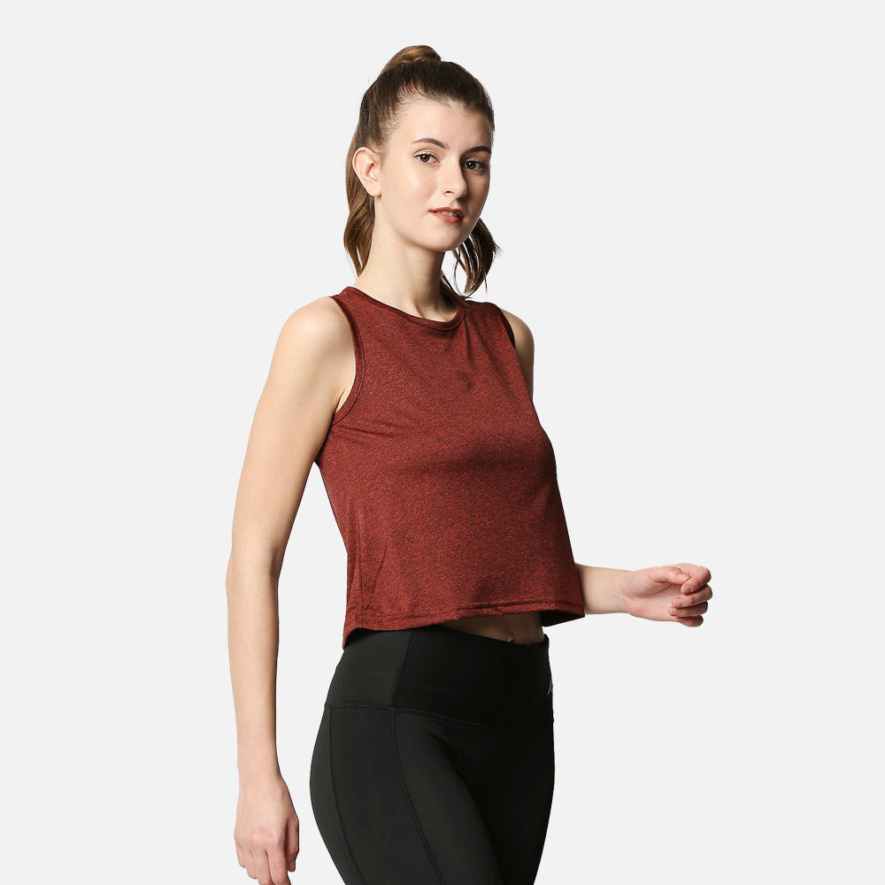 Round Neck Sleeveless Top