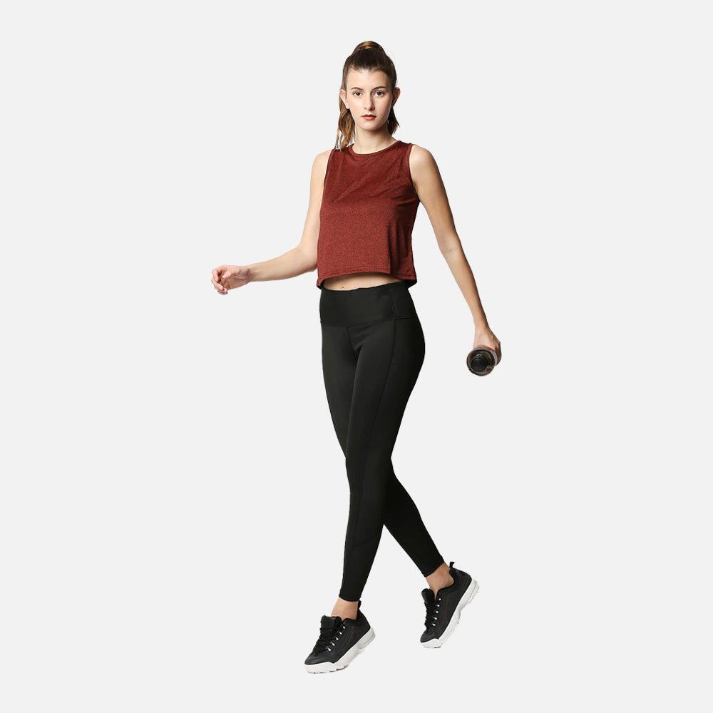 Round Neck Sleeveless Top