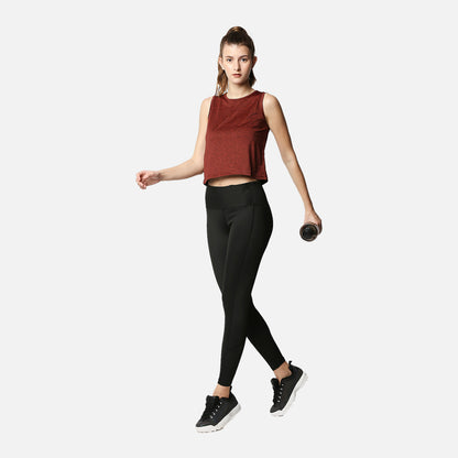 Round Neck Sleeveless Top