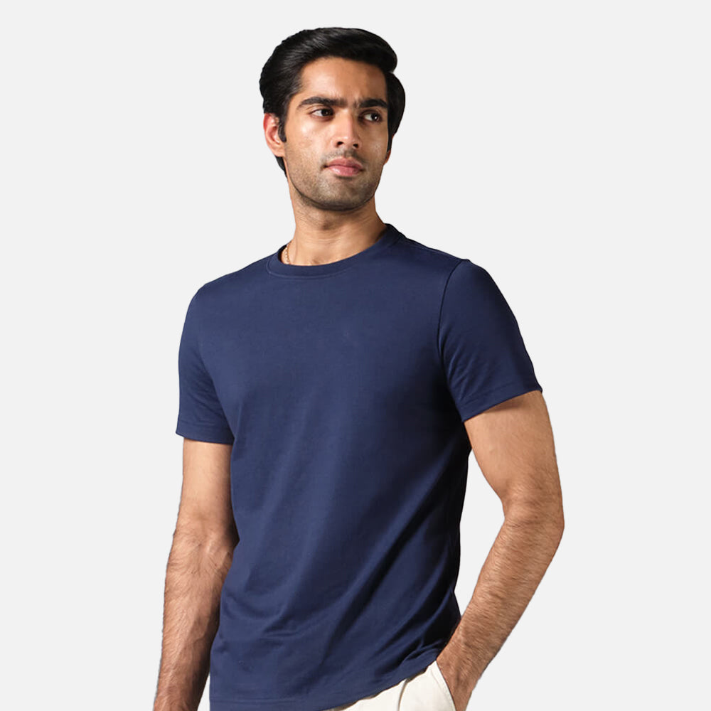 Round Neck Cotton T-shirt