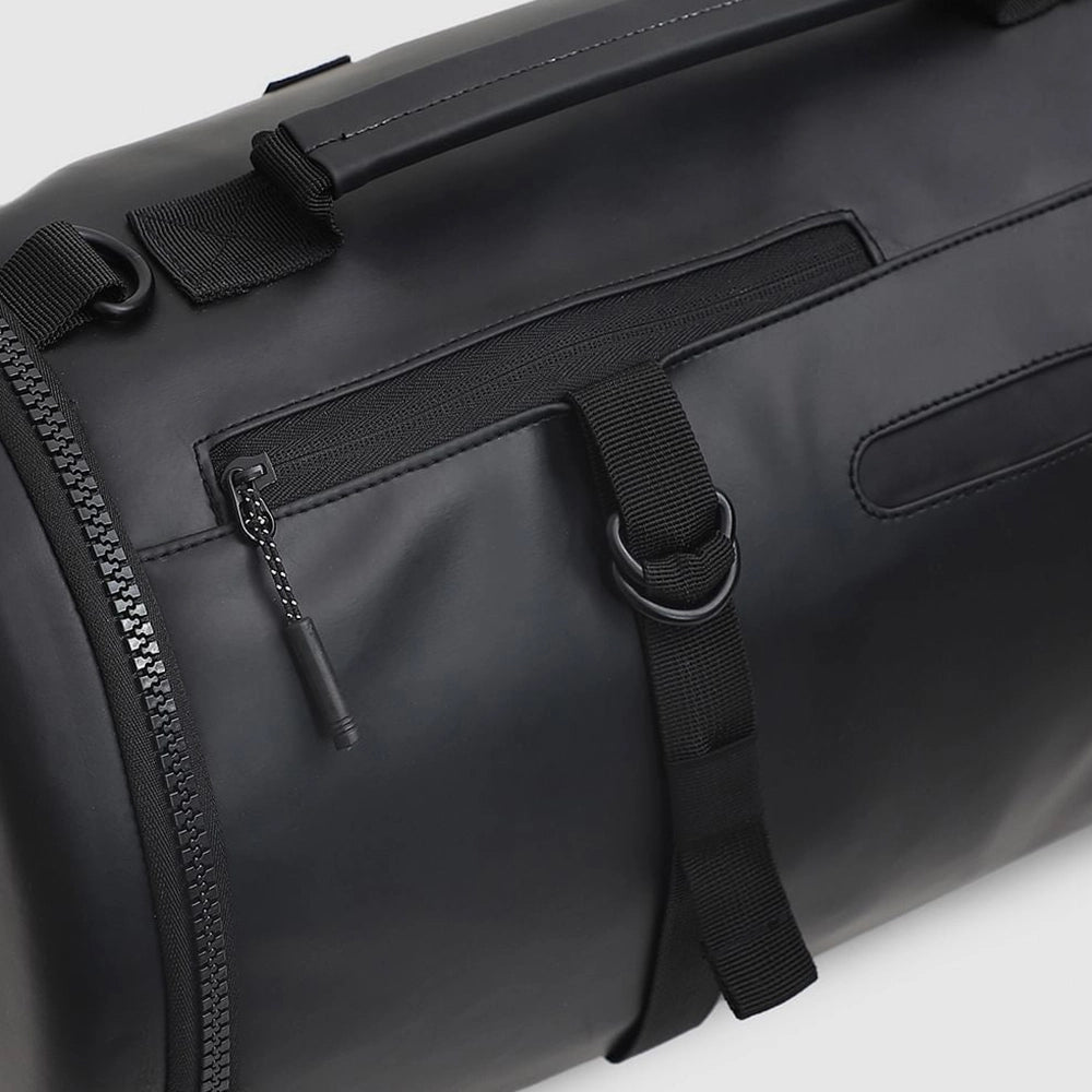 Minimalist Black Duffel Bag