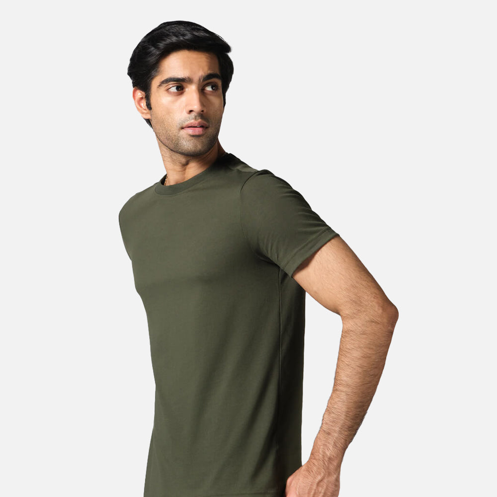 Round Neck Cotton T-shirt